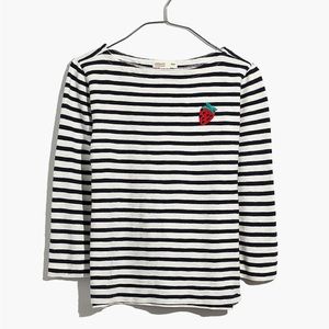 EUC Madewell x Crewcuts Strawberry Shirt